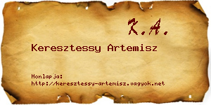 Keresztessy Artemisz névjegykártya